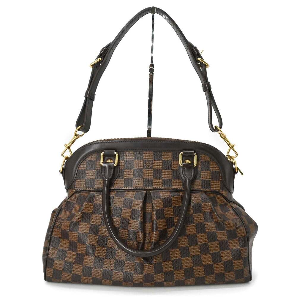 LOUIS VUITTON Authentic Brown Damier Shoulder Bag